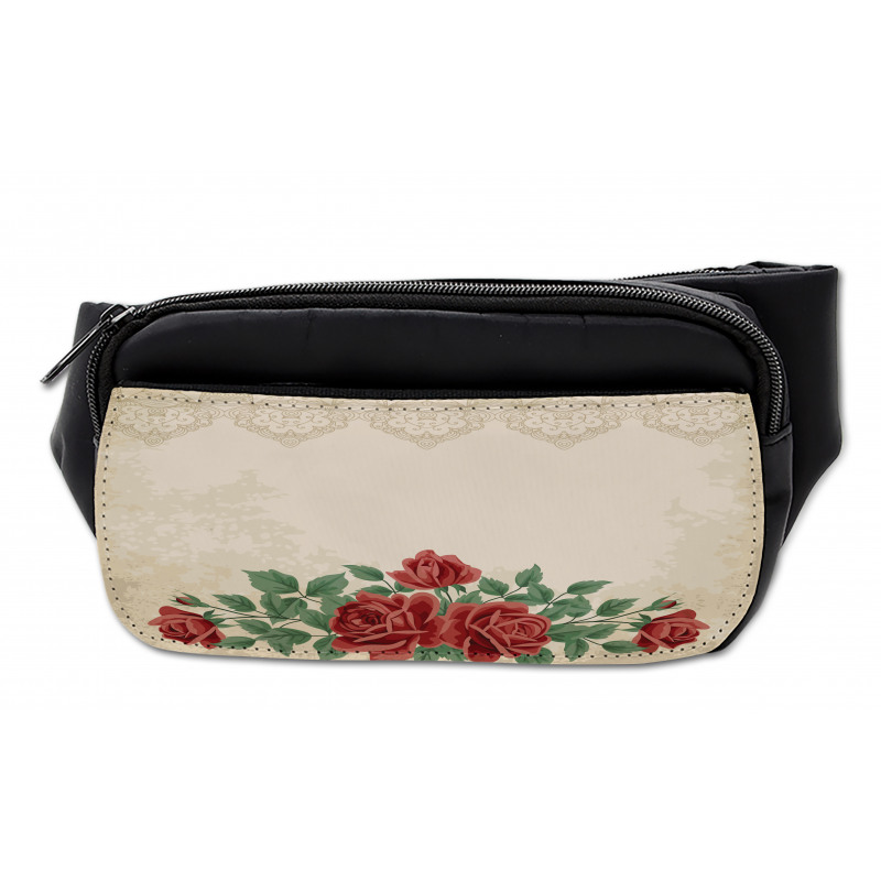 Vintage Love Red Roses Bumbag