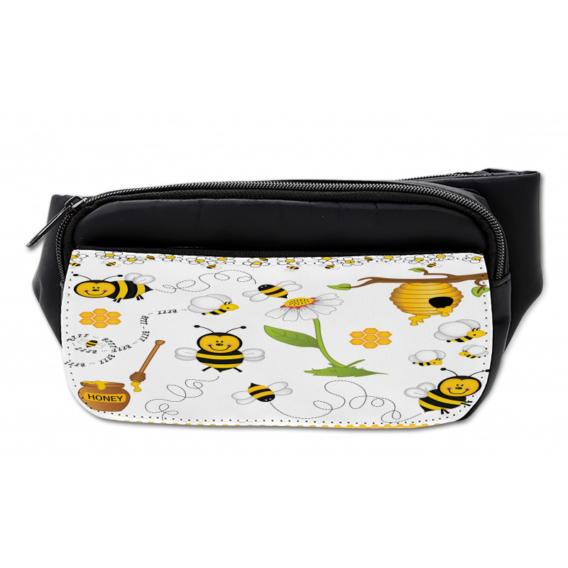 Bees Daisies Chamomile Bumbag