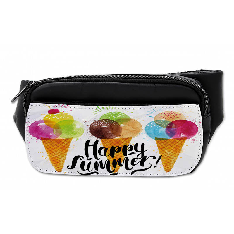 Ice Cream Cones Dessert Bumbag