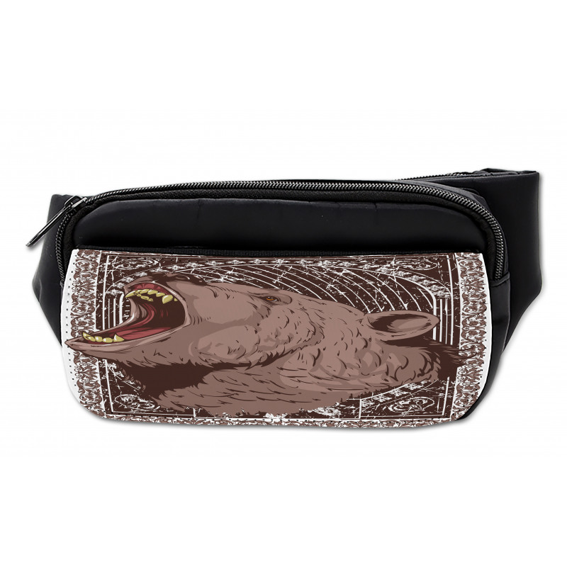 Growling Grizzly Bear Bumbag