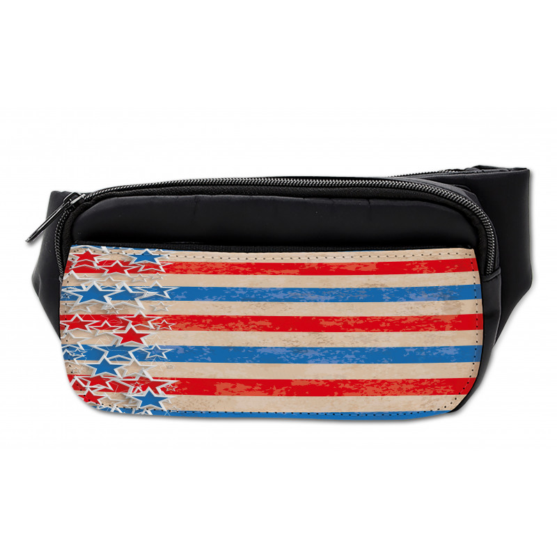 Patriotic Grunge Look Bumbag