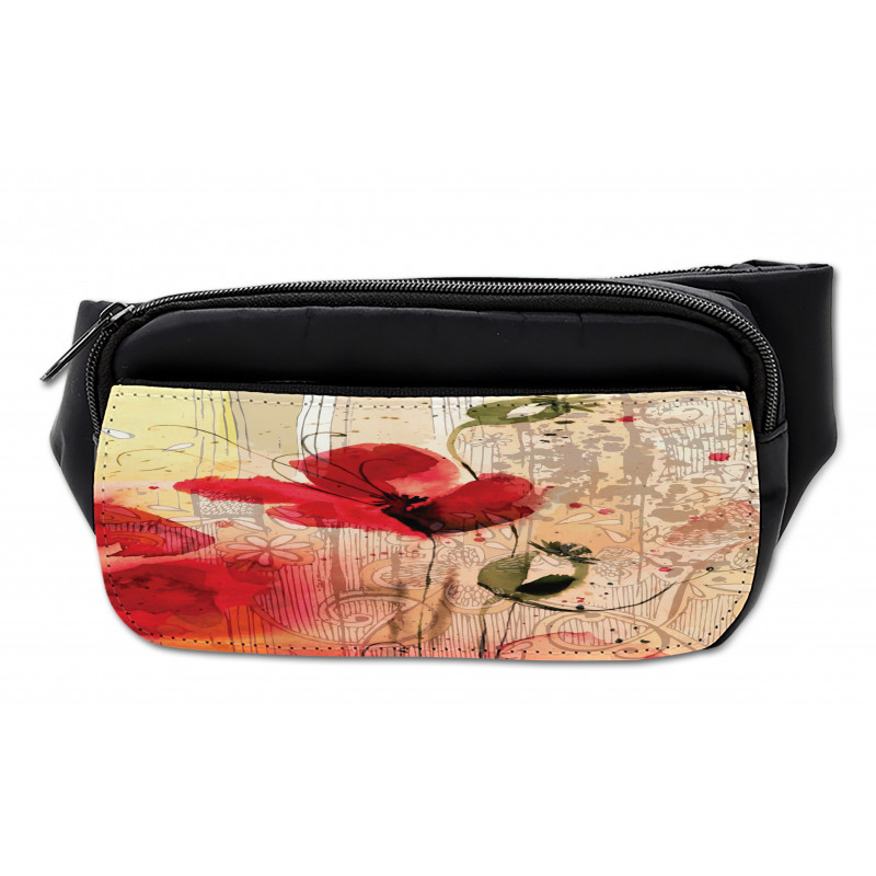 Retro Floral Design Bumbag