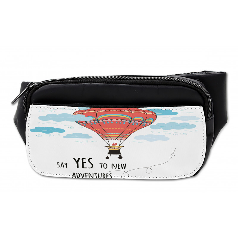 Words Hot Air Balloon Bumbag