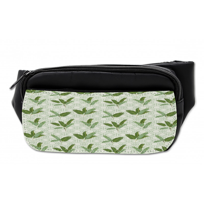 Palm Leaves Geometric Bumbag