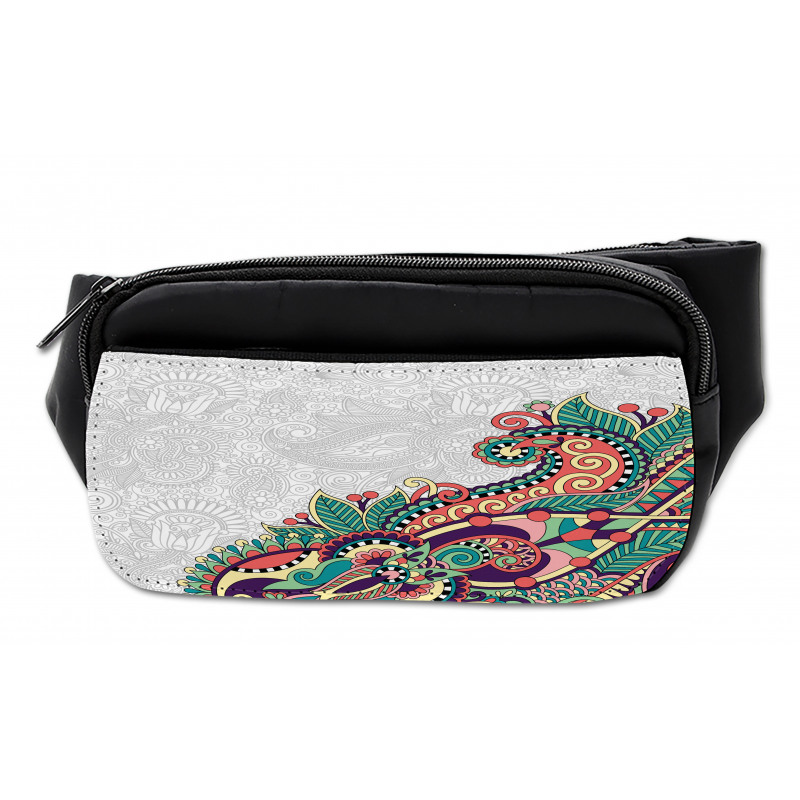 Floral Tribal Paisley Bumbag