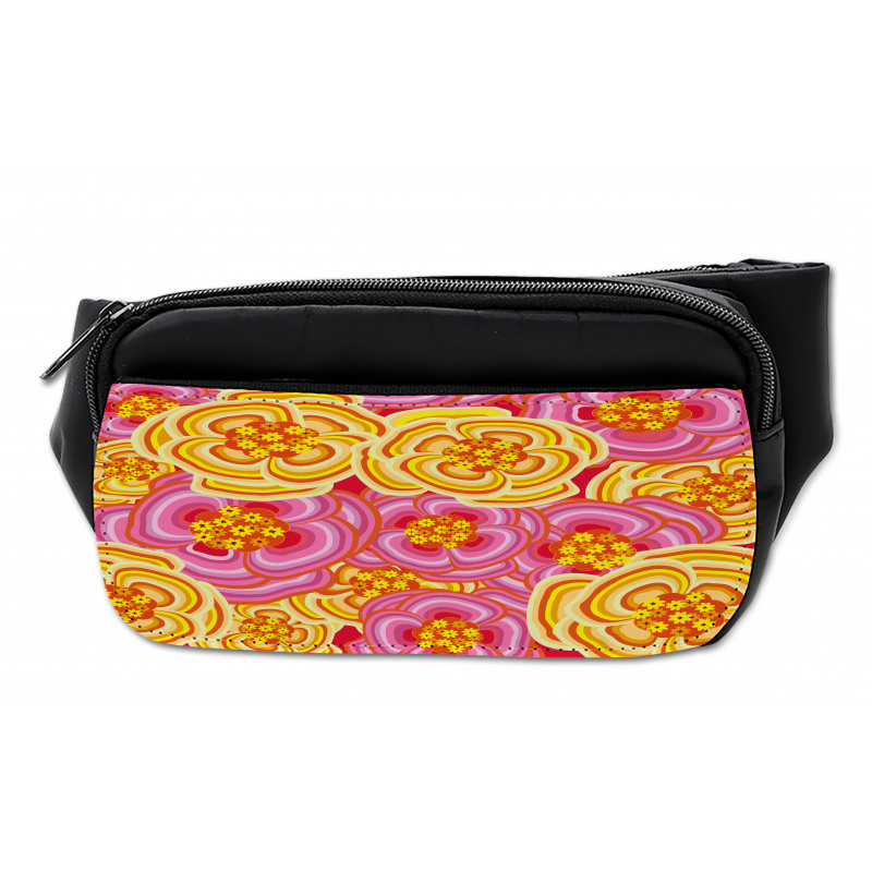 Funky Vibrant Flowers Bumbag