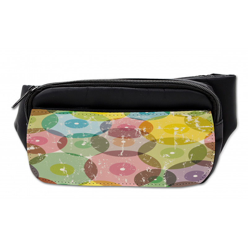 Rainbow Color Geometric Bumbag