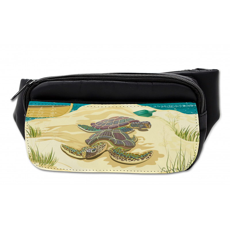 Sea Turtles Sand Boat Bumbag