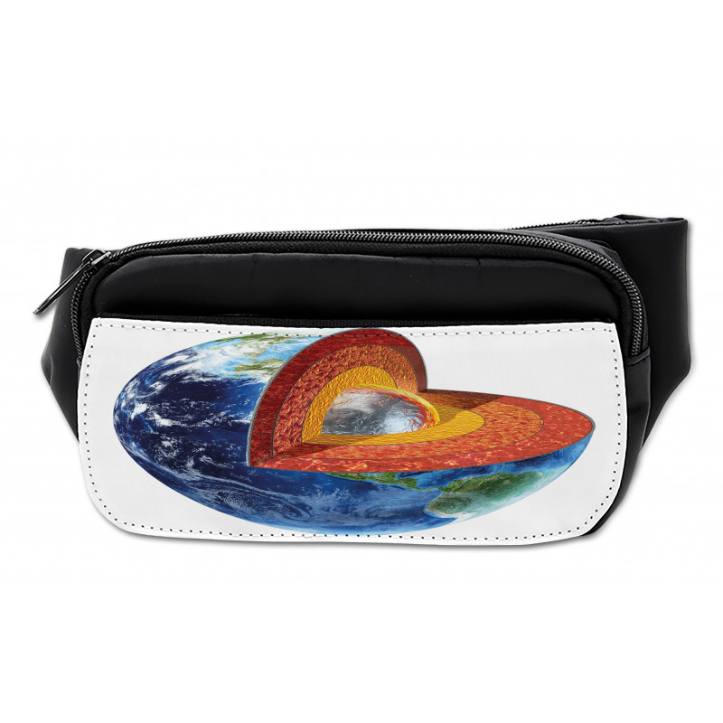 Earth Inner Core Science Bumbag