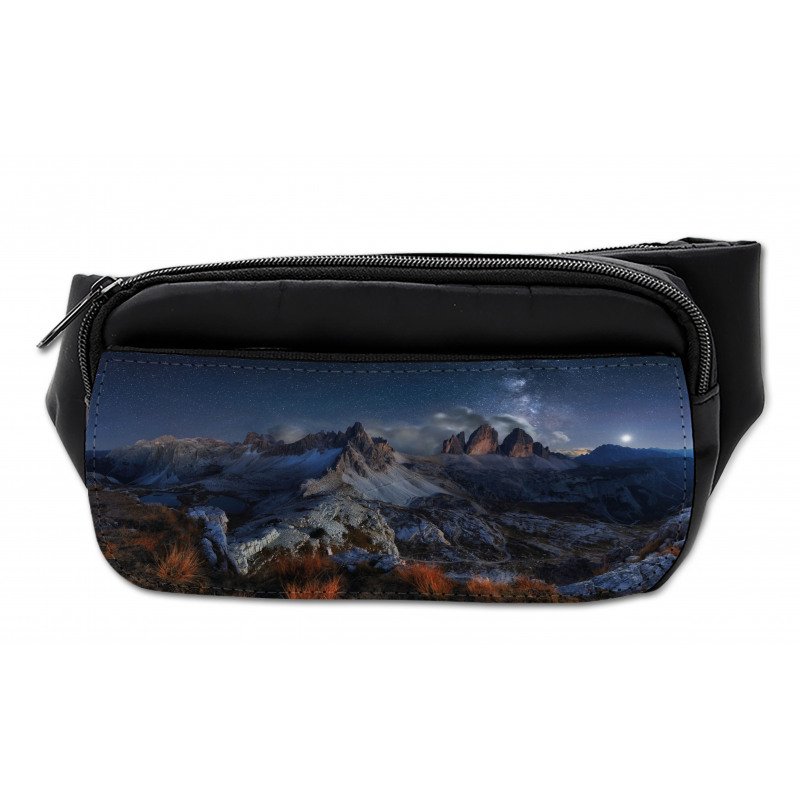 Italy Mountains Milky Way Bumbag