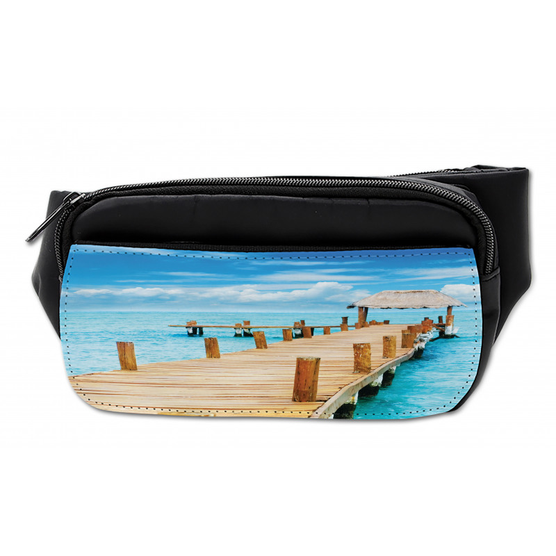 Tropic Seascape Wooden Jetty Bumbag