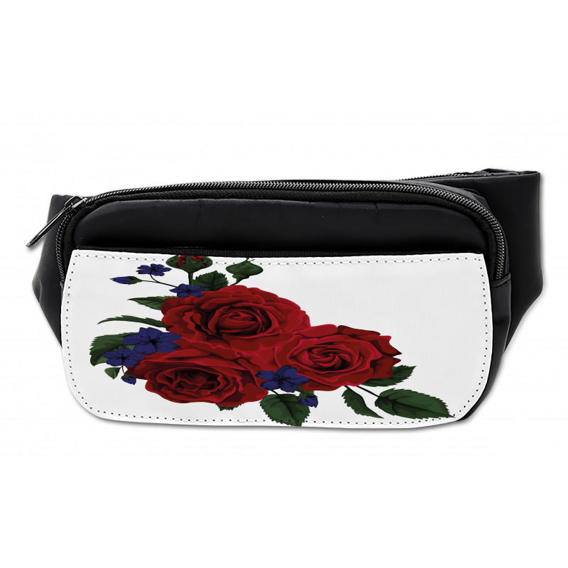 Red Bloom Gentle Florets Bumbag