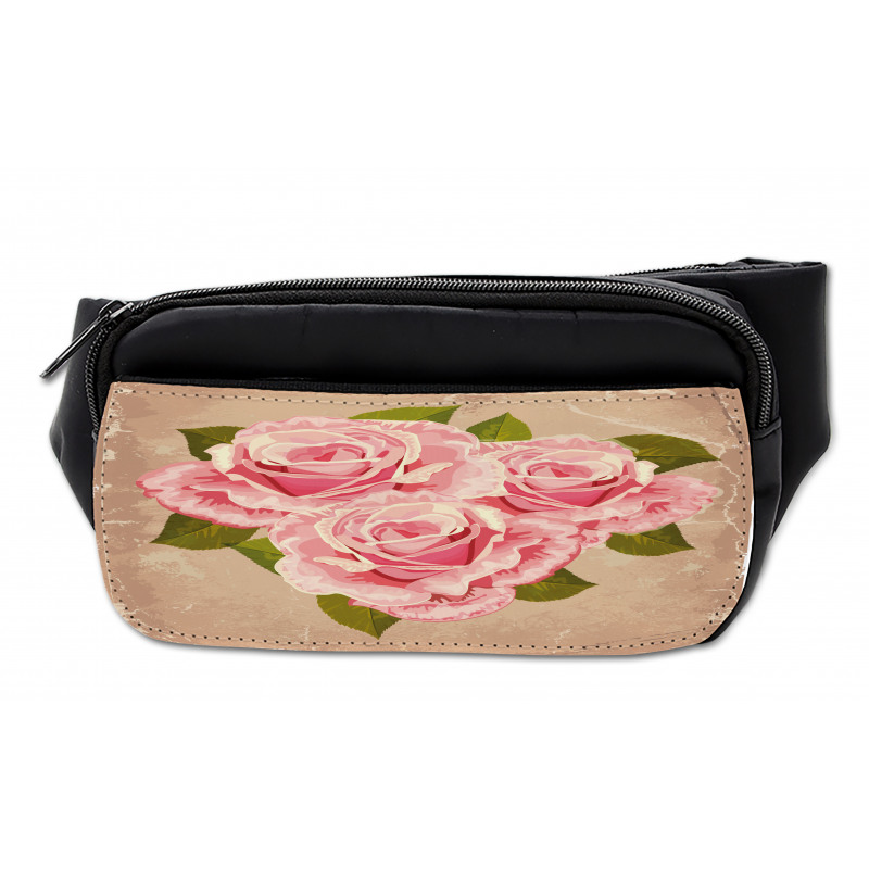 Pink Bouquet of Flowers Bumbag