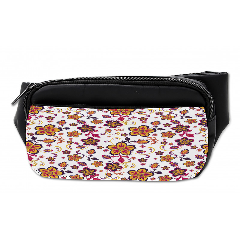 Blooming Flower Pattern Bumbag