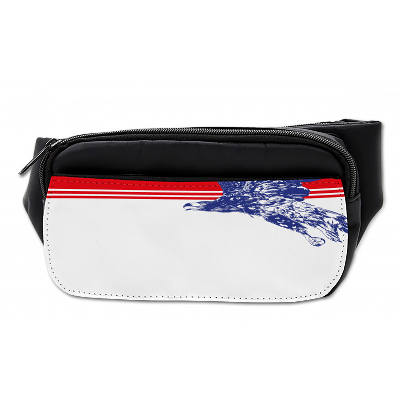 American Flag Colors Bird Bumbag