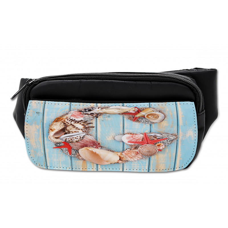 Pale Wooden Background Bumbag