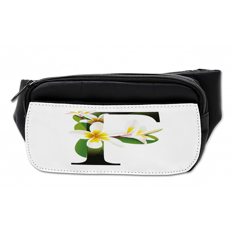 Frangipani Green Theme Bumbag