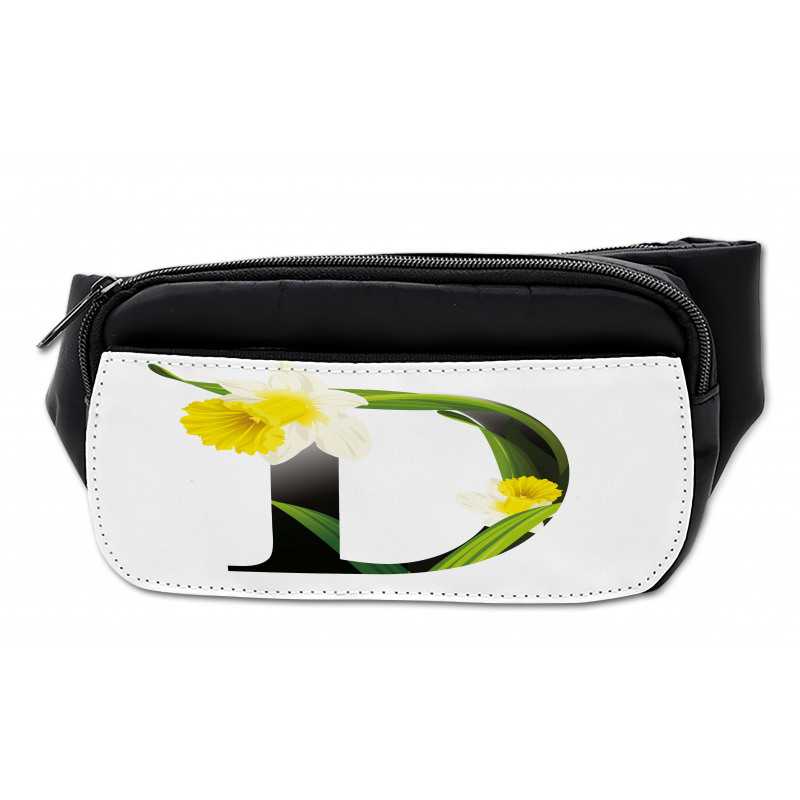 D Silhouette Daffodils Bumbag