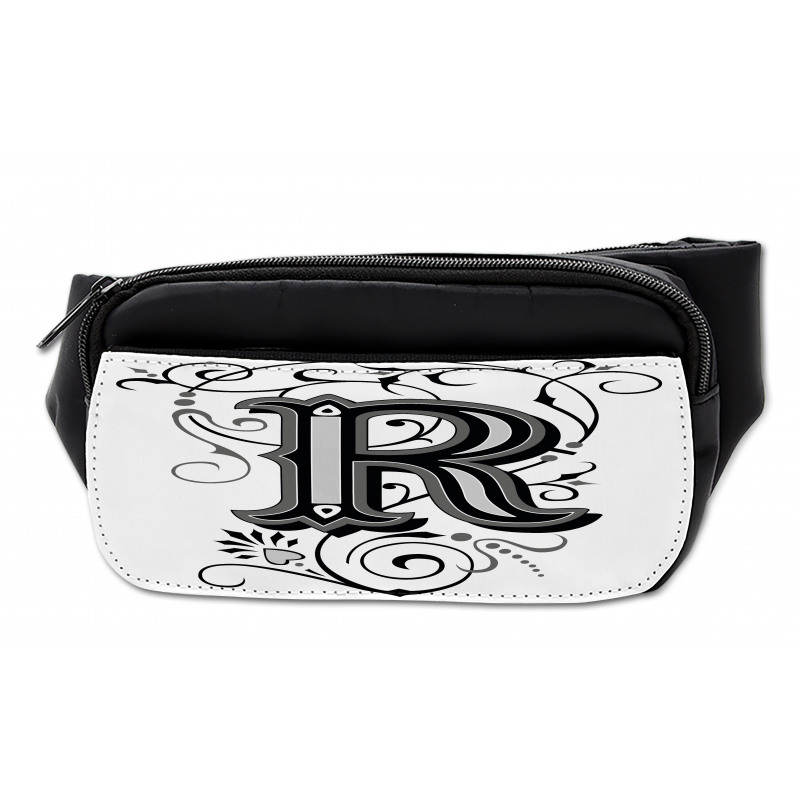 Antique R Typography Bumbag