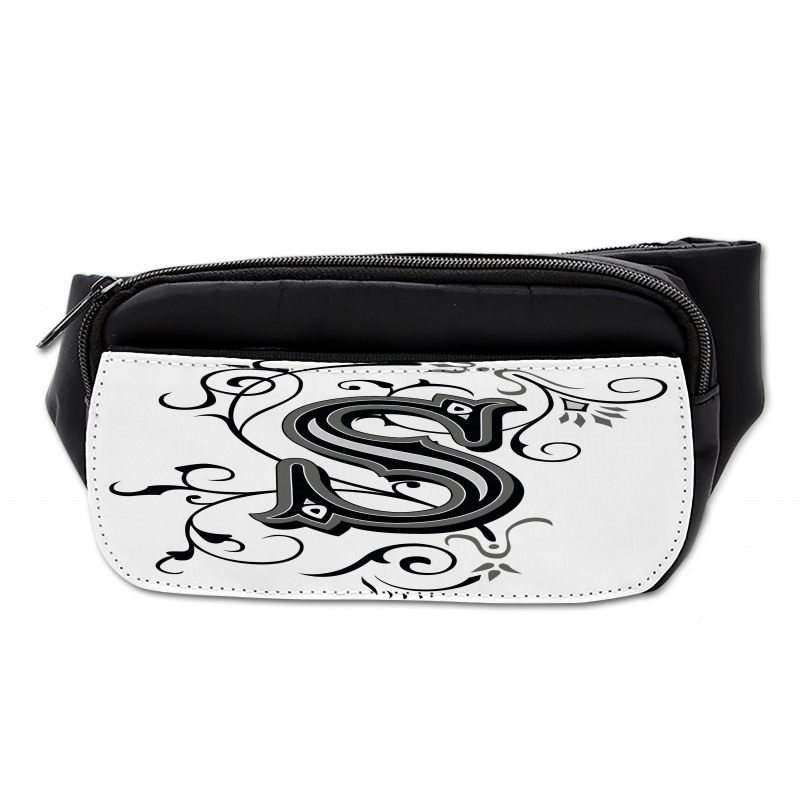 Monochrome Uppercase S Bumbag