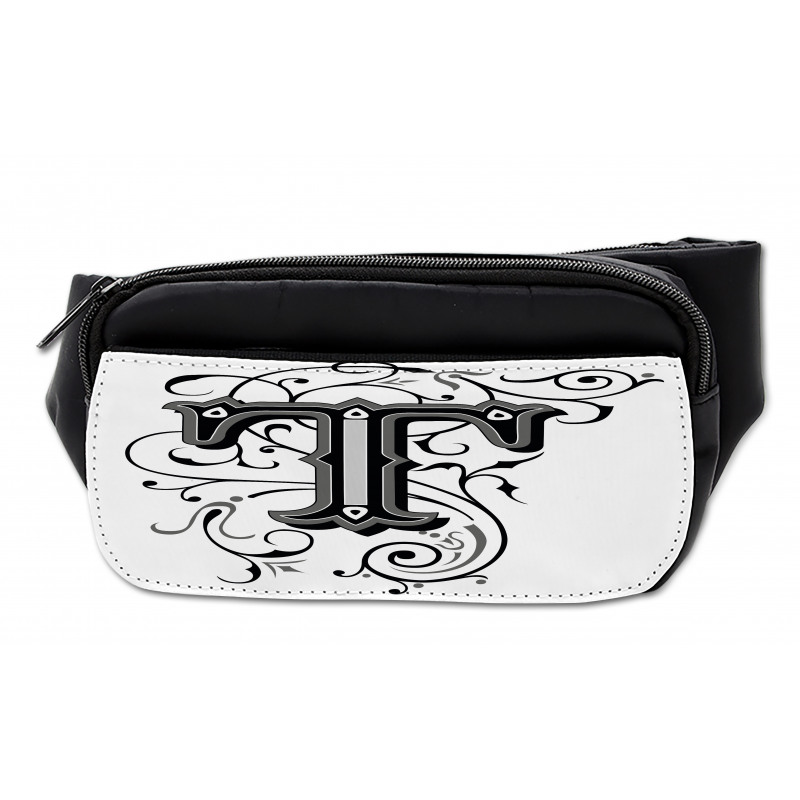 Symmetrical Monochrome Bumbag