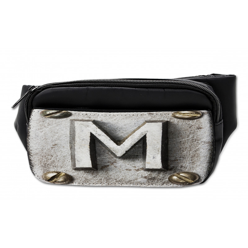 Steel Typeset Grunge Bumbag