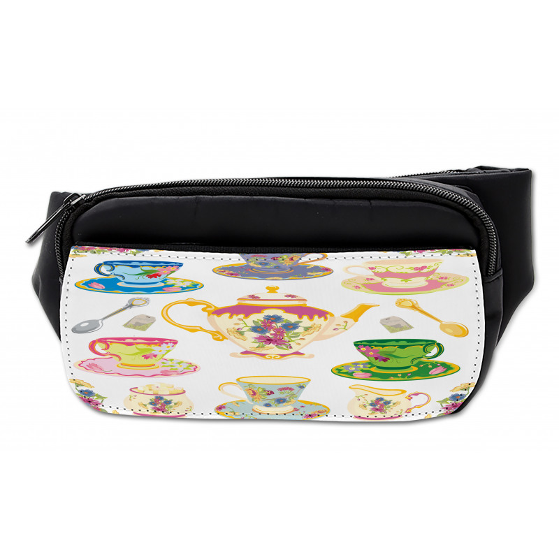 Vivid Teacups Sweets Bumbag