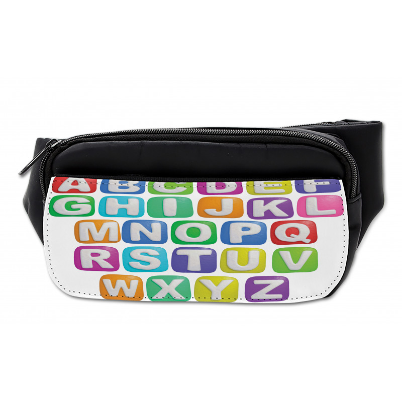 Colorful Alphabet Set Bumbag