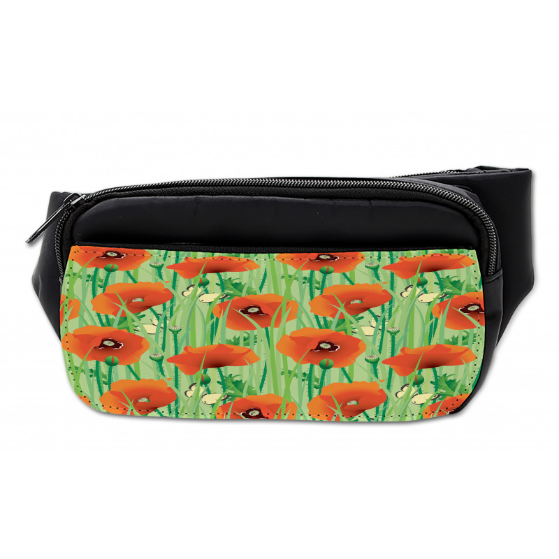 Poppy Flowers Field Bumbag