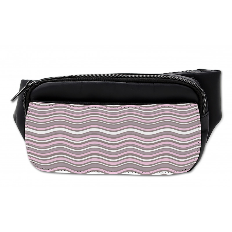 Wavy Stripes Nautical Bumbag