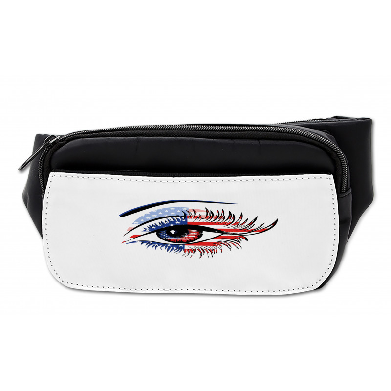 USA Flag Female Eye Bumbag