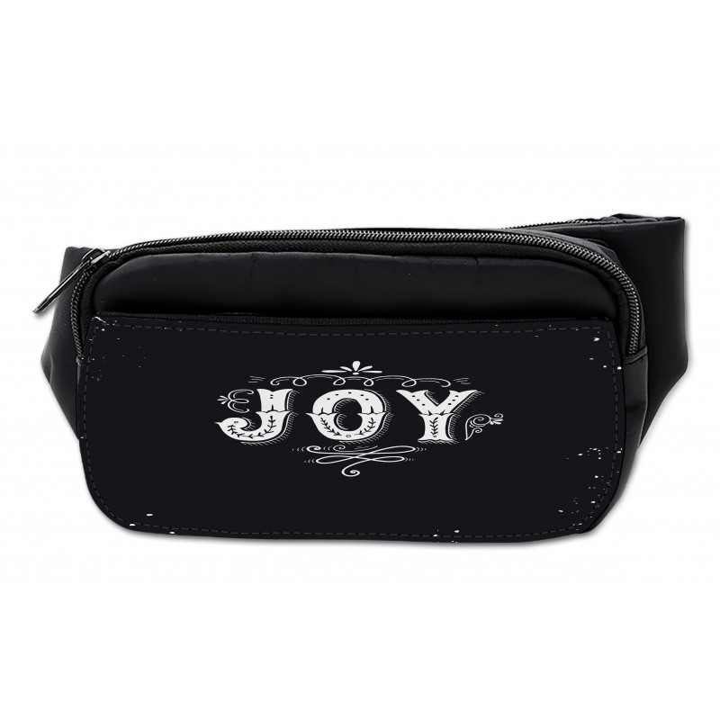 Retro Style Ornate Words Bumbag