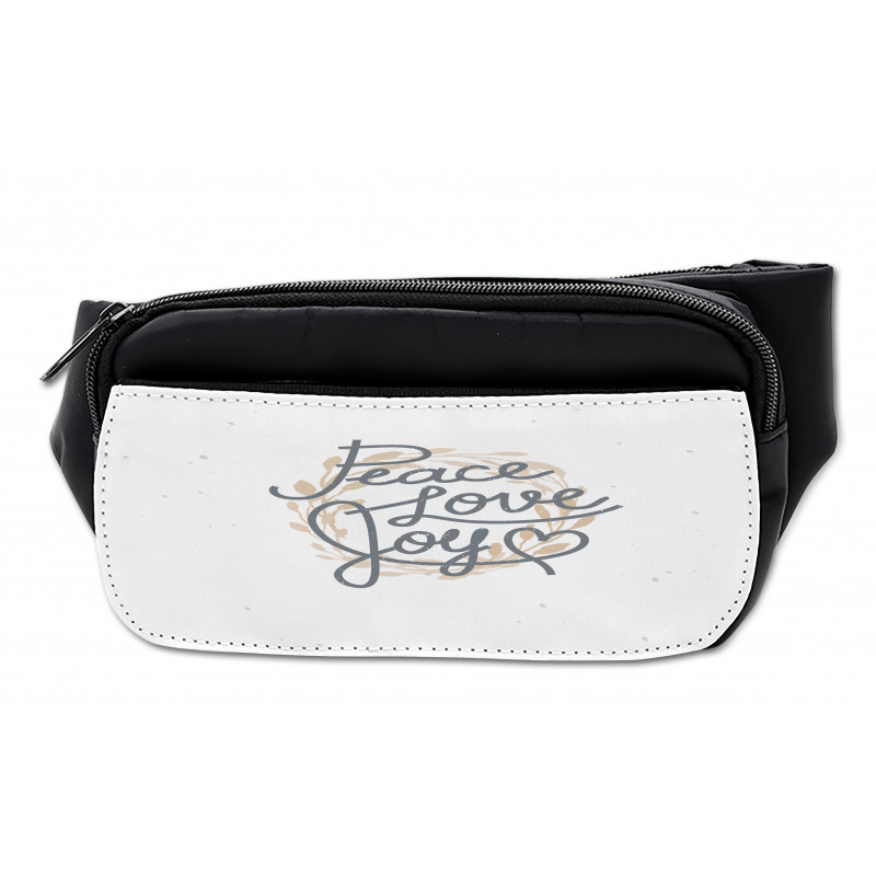 Lettering Love Joy Words Bumbag