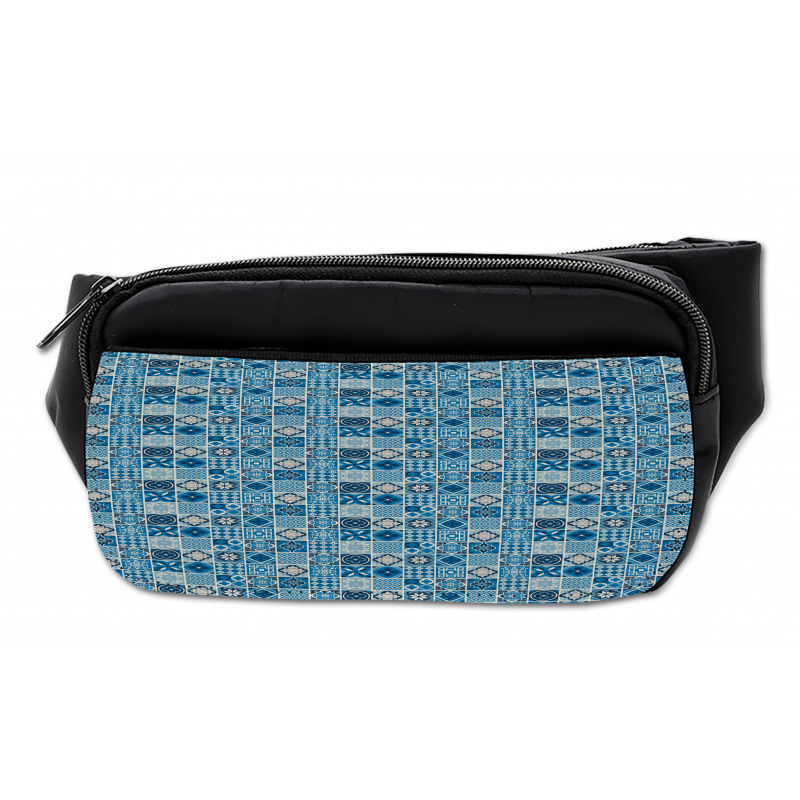 Grid Ornamental Squares Bumbag