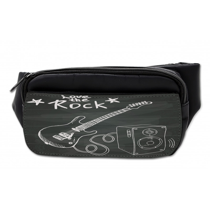 Love Rock Music Sketch Bumbag