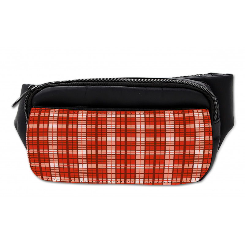 Vintage Tartan Motif Bumbag