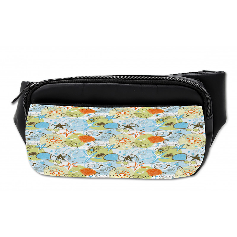 Retro Beach Pattern Bumbag