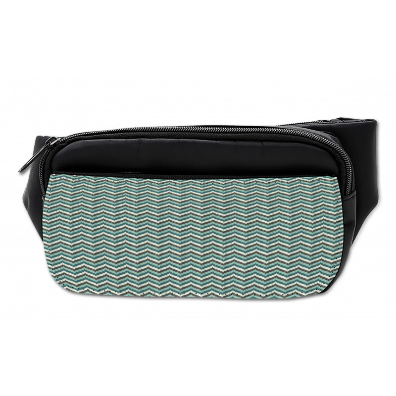 Abstract Wavy Lines Bumbag