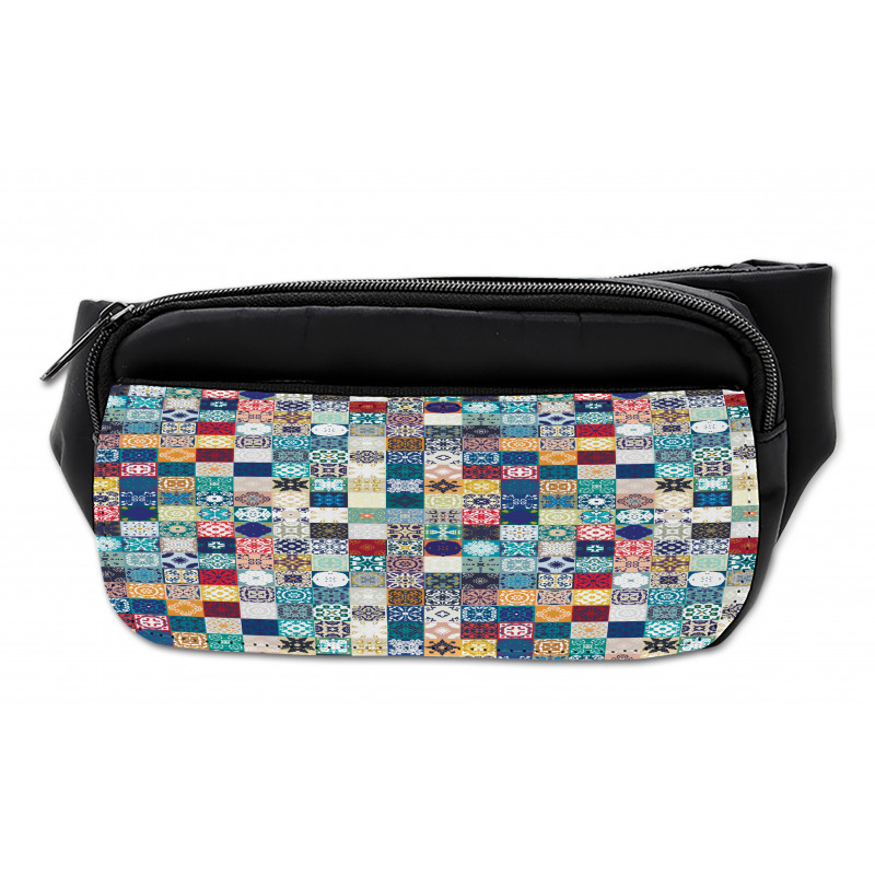 Ornate Patchwork Motif Bumbag