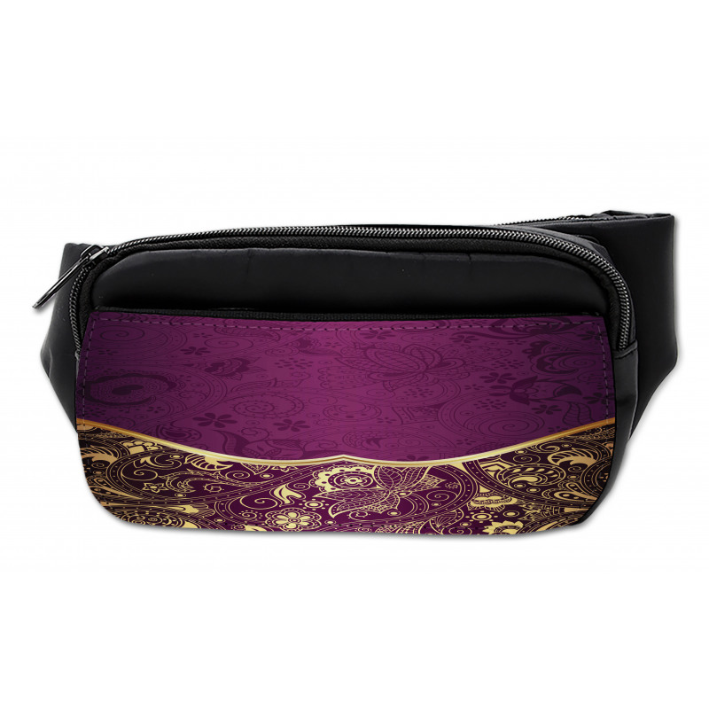 Oriental Floral Swirls Bumbag