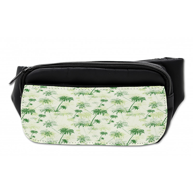 Sketch Style Palm Trees Bumbag