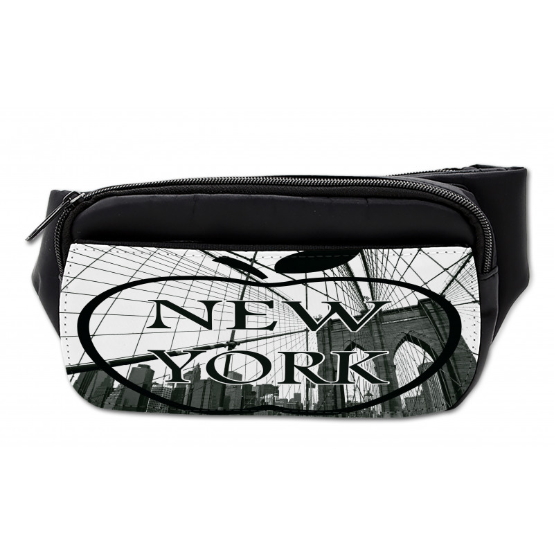 Cityscape Big Apple Motif Bumbag