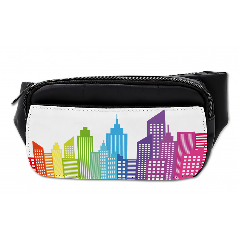 Colorful Skyline Urban Bumbag