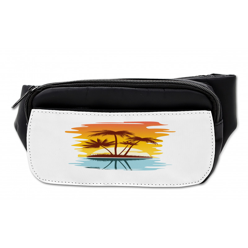 Exotic Palm Trees Sunset Bumbag