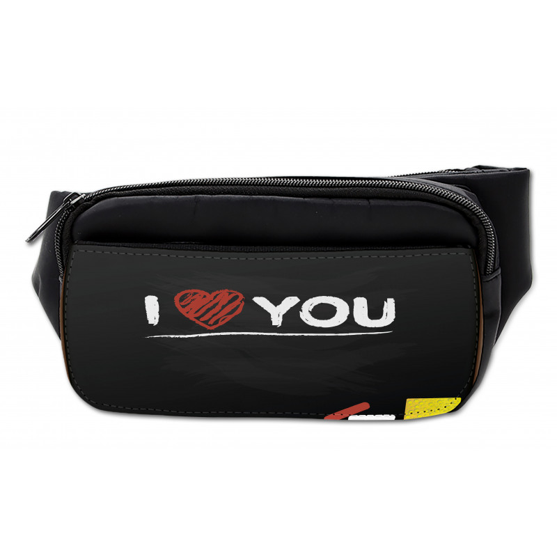 Cartoon Blackboard Bumbag