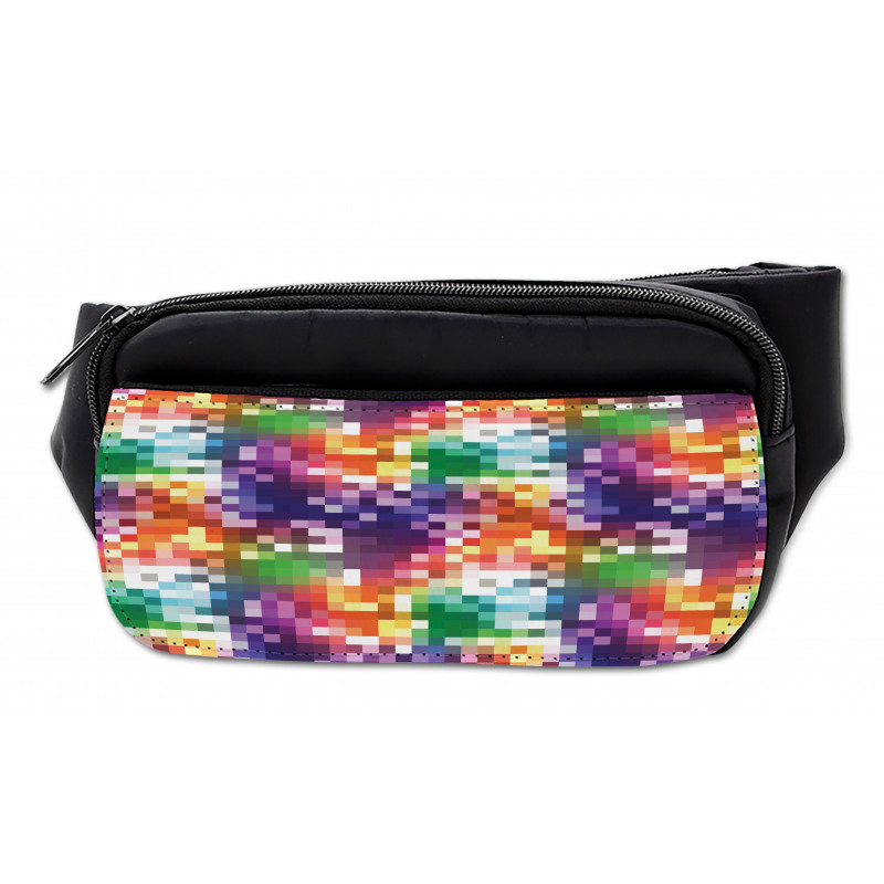 Rainbow Colored Square Bumbag