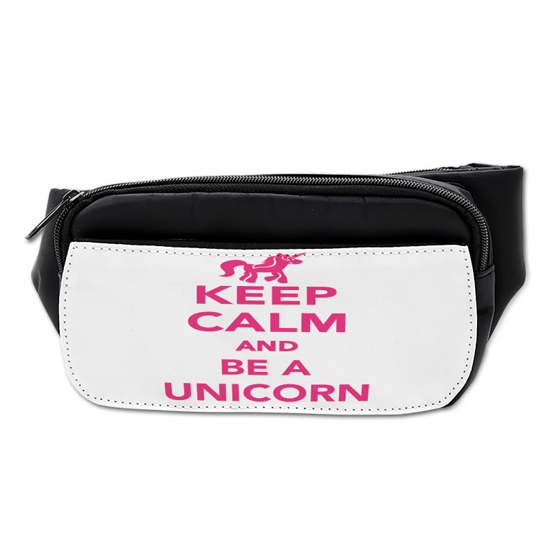 Be a Unicorn Text Bumbag