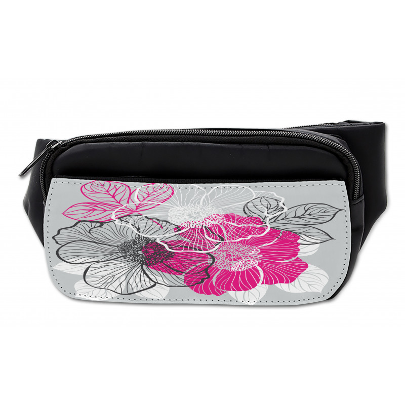 Abstract Bridal Peonies Bumbag