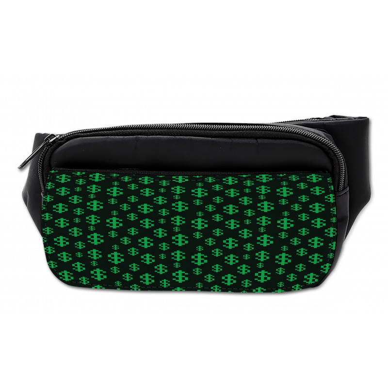 Pixel Art Dollar Pattern Bumbag