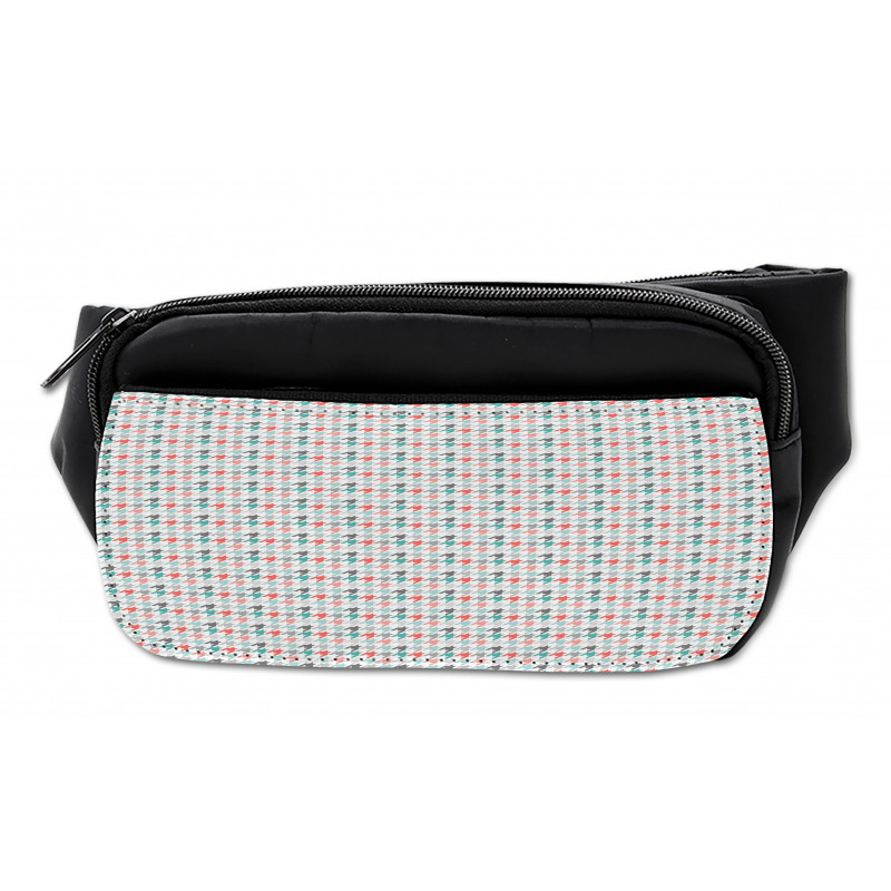 Houndstooth Motifs Bumbag